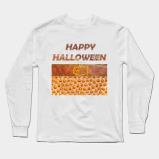 Pumpkins Leather Long Sleeve T-Shirt